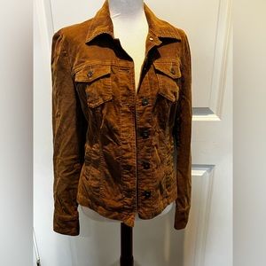 Tommy Hilfiger woman’s corduroy jacket brown/camel color size small
